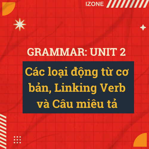 Grammar Unit 2: Các loại động từ cơ bản, Linking Verb và Câu miêu tả