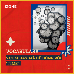 5 CỤM HAY MÀ DỄ DÙNG VỚI “TIME”