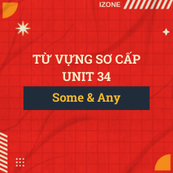 Từ vựng sơ cấp – Unit 34: Some And Any (Từ Hạn Định)