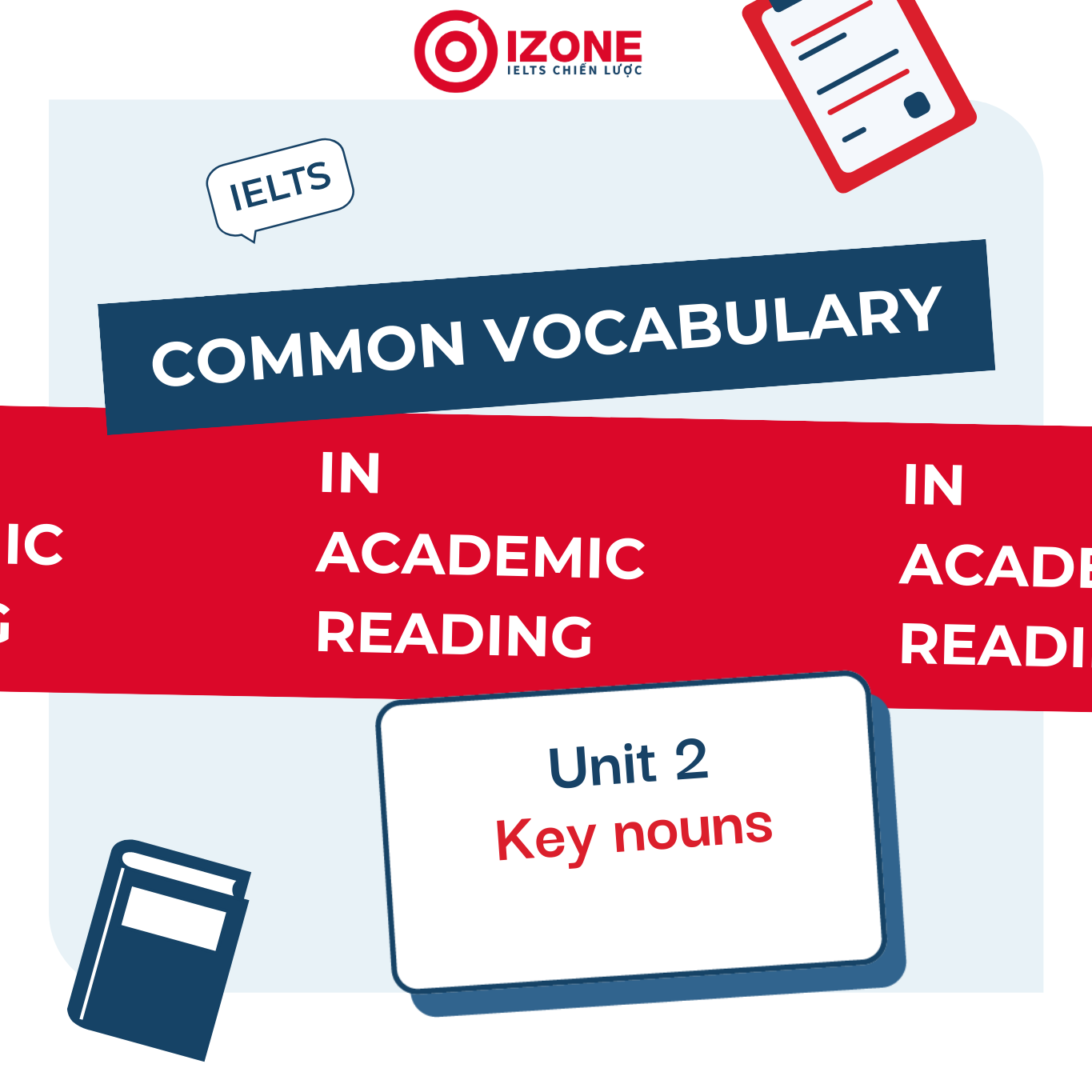 Common vocabulary in Academic Reading – Unit 2 – Key nouns