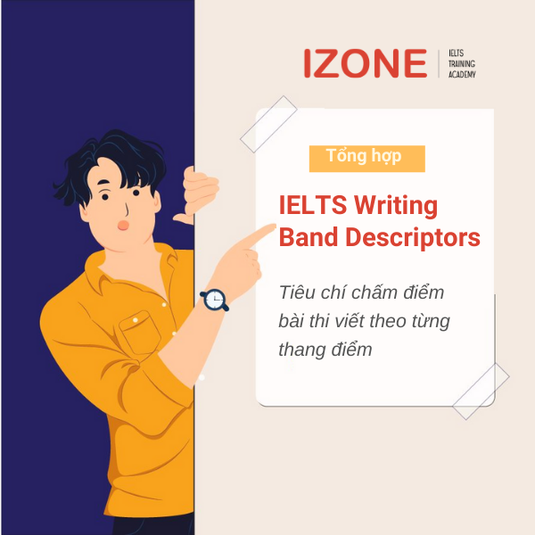 [2024] IELTS Writing Band Descriptors – Tiêu chí đánh giá từng thang điểm của phần thi viết MỚI