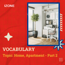 Từ vựng Speaking – Topic Home, Apartment – Part 2