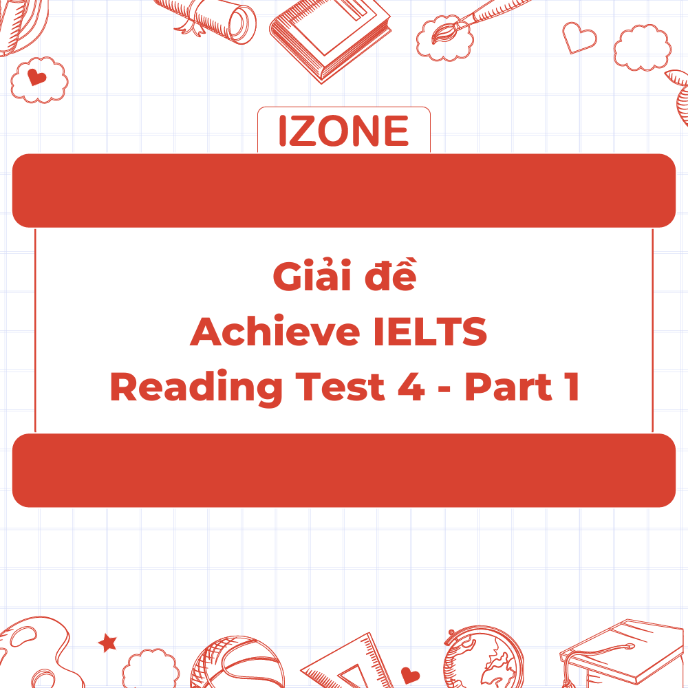 Giải đề Achieve IELTS – Test 4 – Reading passage 1 – Ocean Acidification