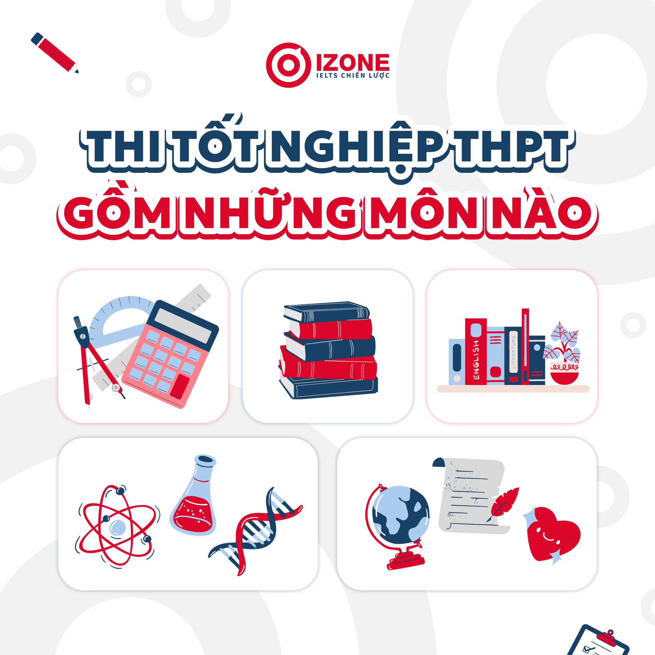 Thi tốt nghiệp THPT 2024 gồm những môn nào? – Cấu trúc đề thi