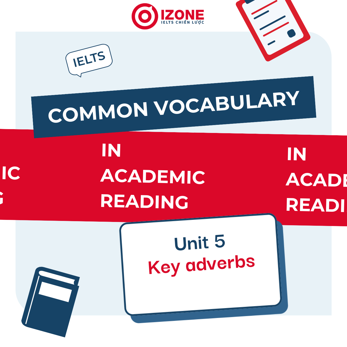 Common vocabulary in Academic Reading – Unit 5 – Key adverbs