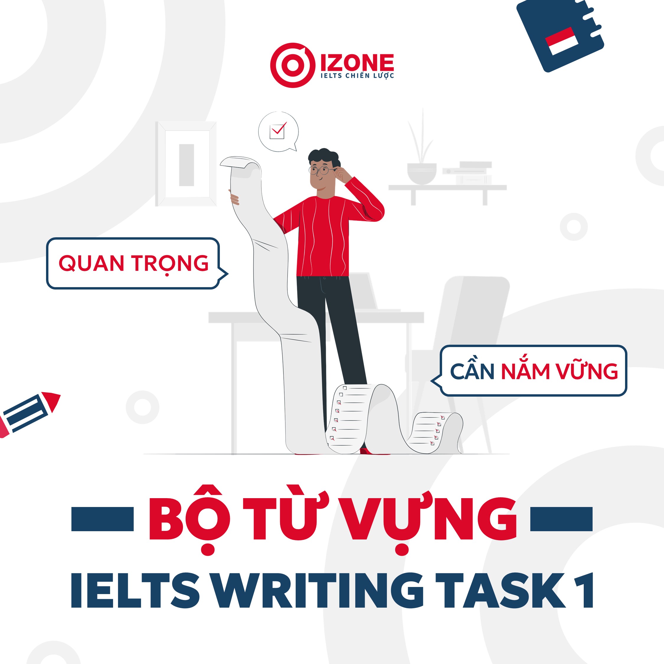 Tìm hiểu bộ từ vựng IELTS Writing Task 1 quan trọng cần nắm vững