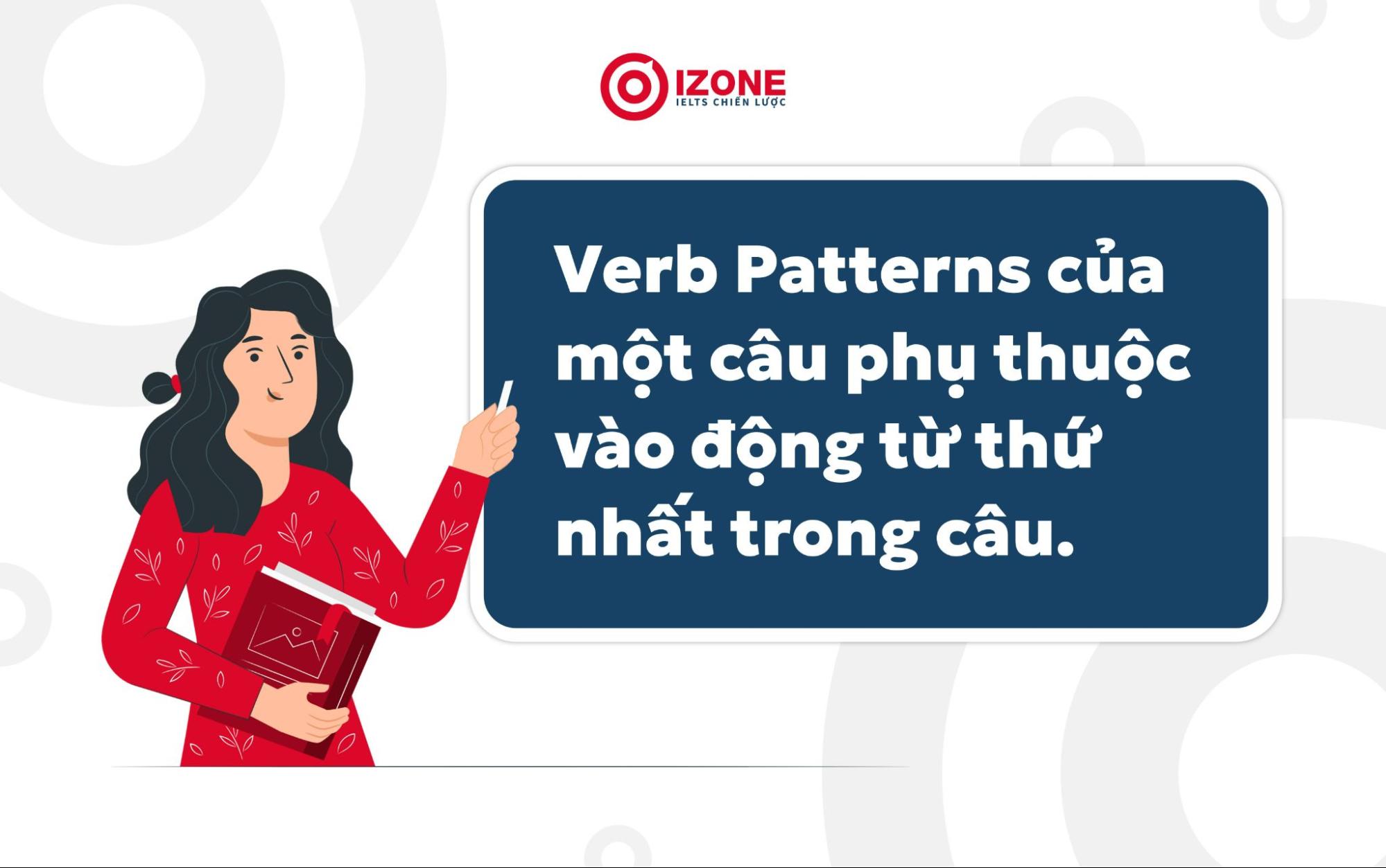 Verb Patterns (Dạng động từ) là một thuật ngữ để chỉ dạng động từ thứ hai ở trong câu. 