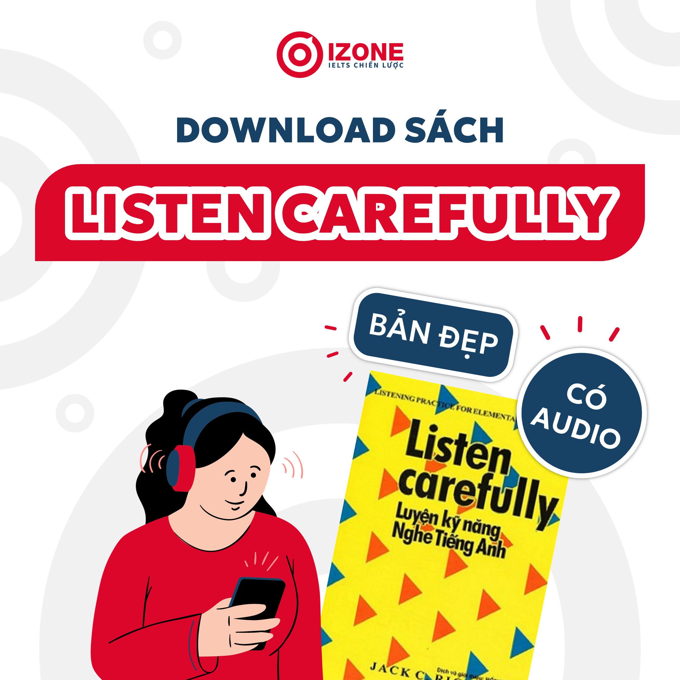 Download sách Listen Carefully bản đẹp có audio giải thích