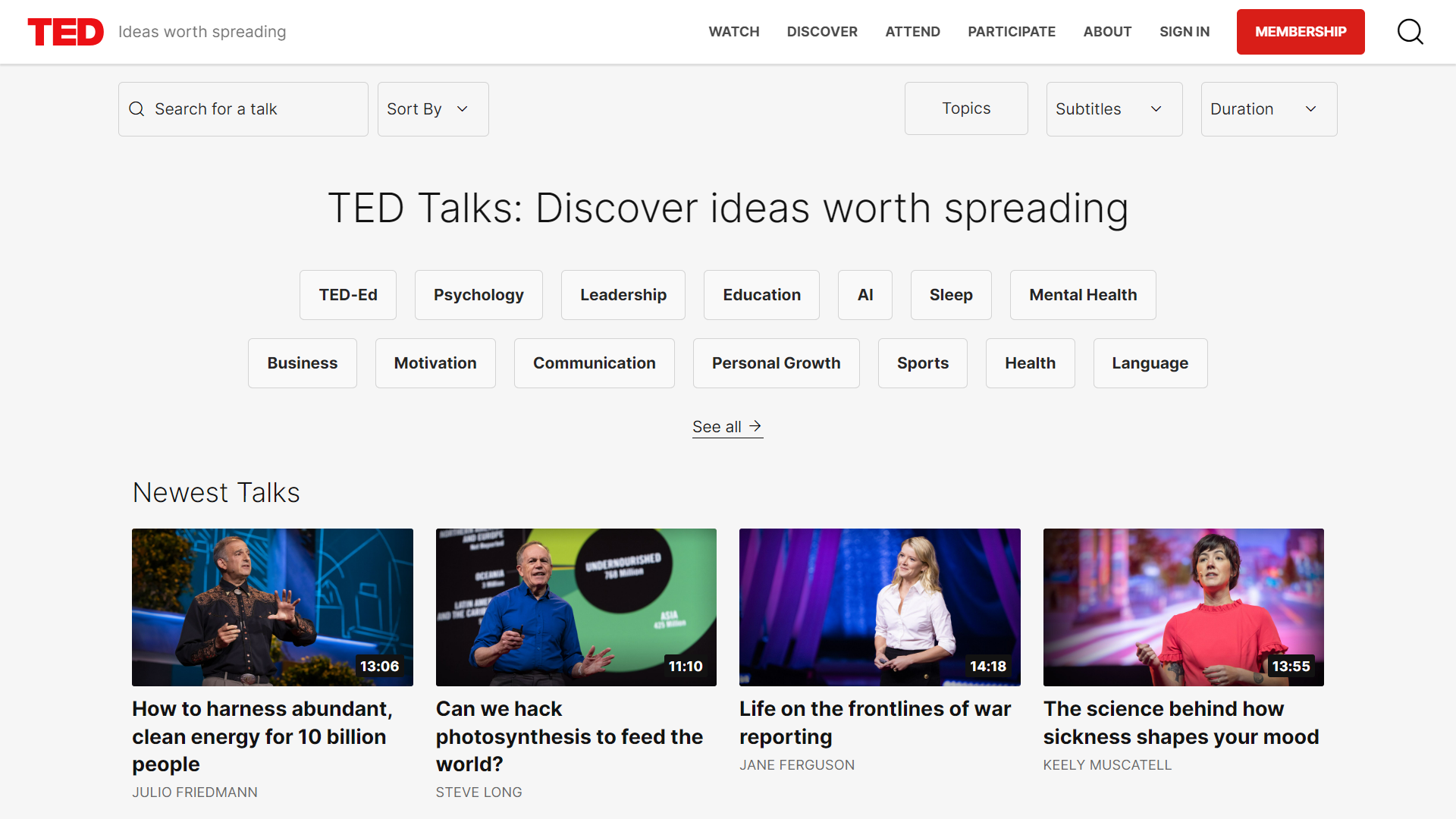 website ted talks luyện nghe chép chính tả Tiếng Anh hiệu quả 