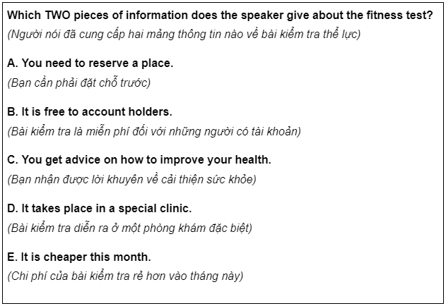 IELTS Listening 9 Test 1 - Section 2: Sports world