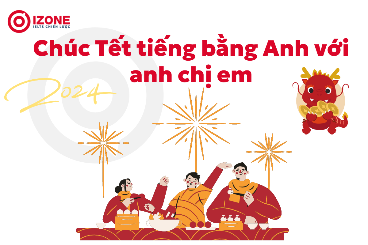 Những lời chúc Tết bằng tiếng Anh với anh chị em ấm áp