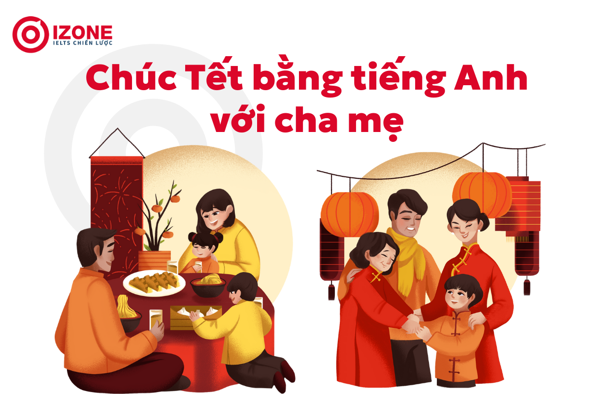 Những lời chúc Tết bằng tiếng Anh với cha mẹ ý nghĩa