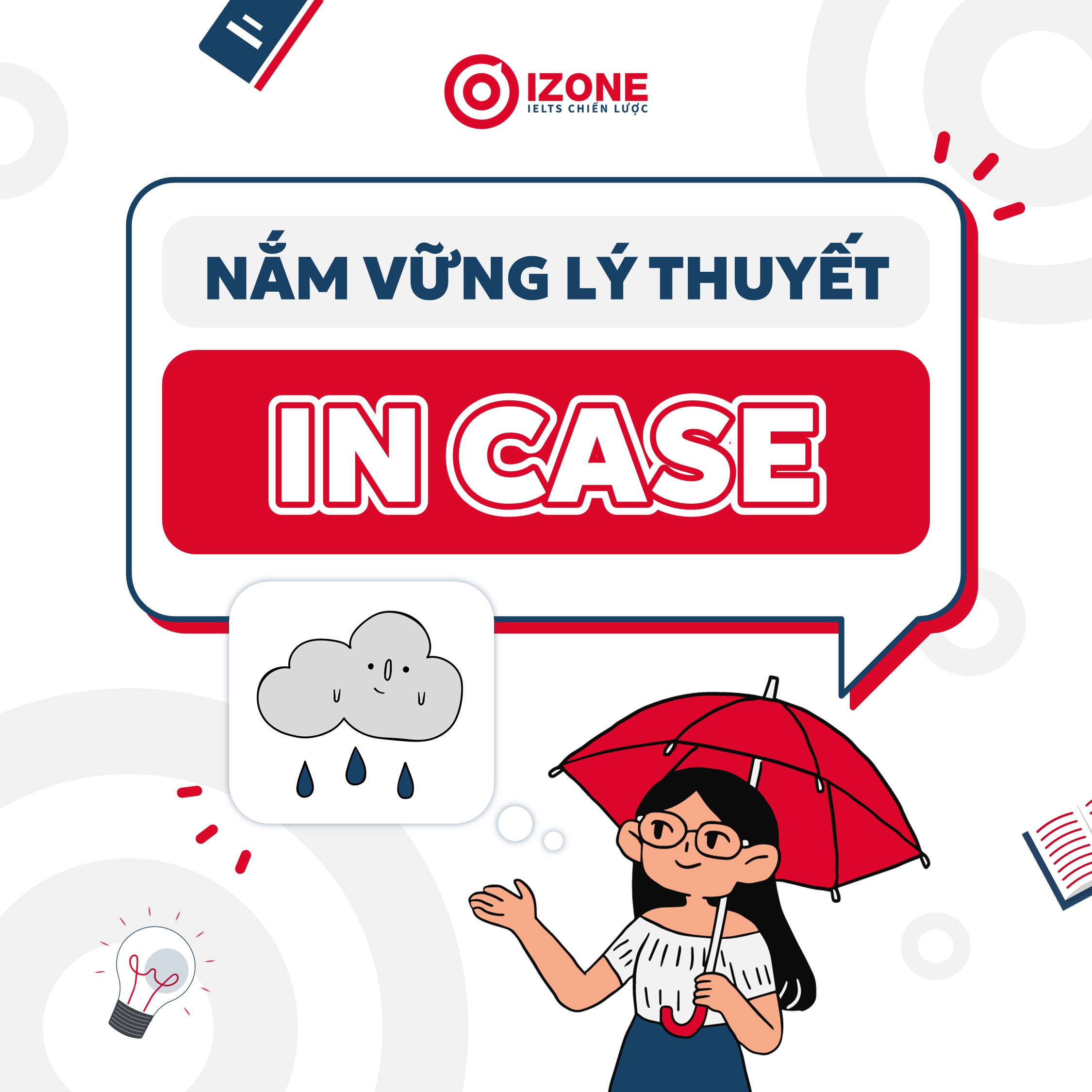 Nắm vững lý thuyết về In case – Cách sử dụng In case trong tiếng Anh