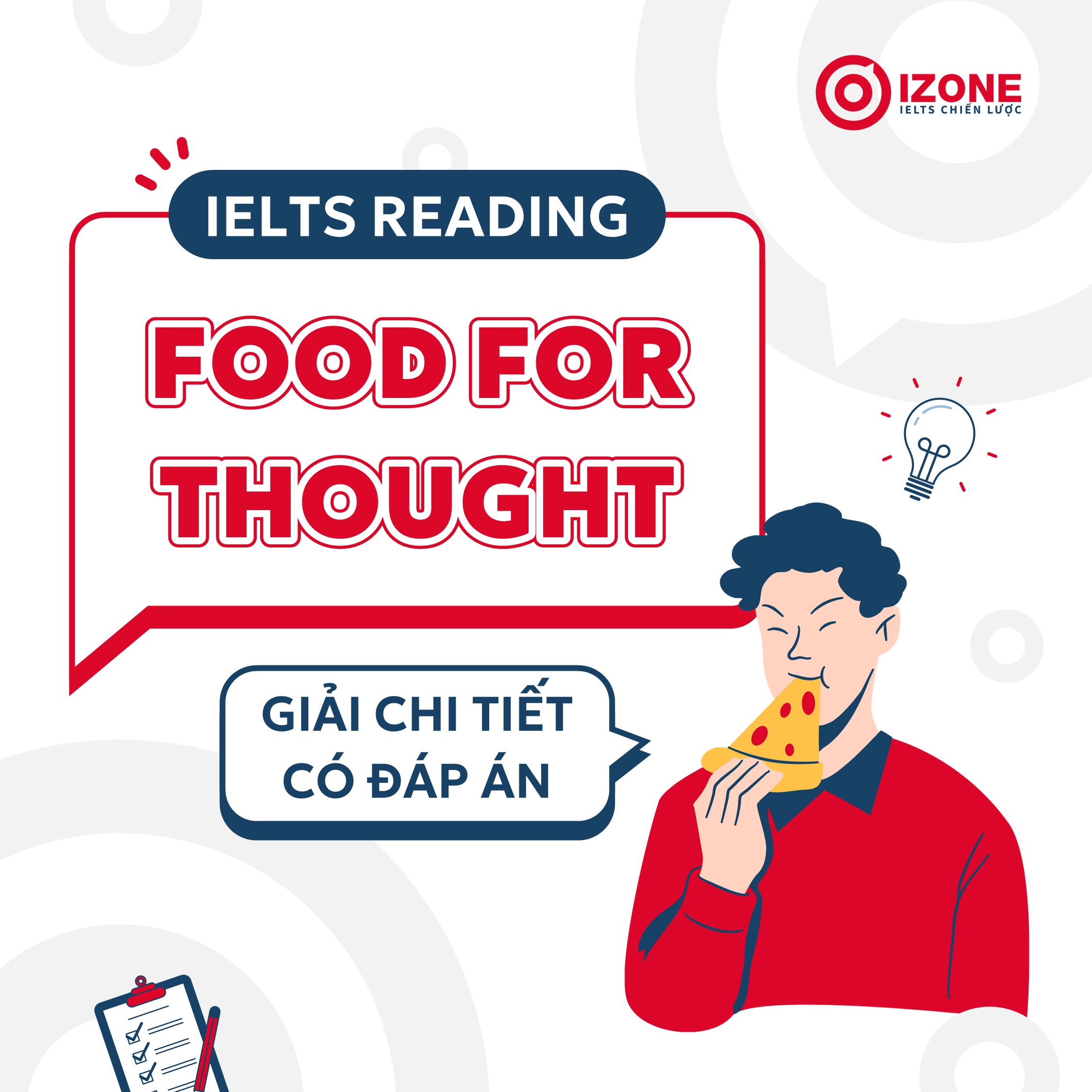 Food for thought IELTS Reading – Giải đề chi tiết có đáp án