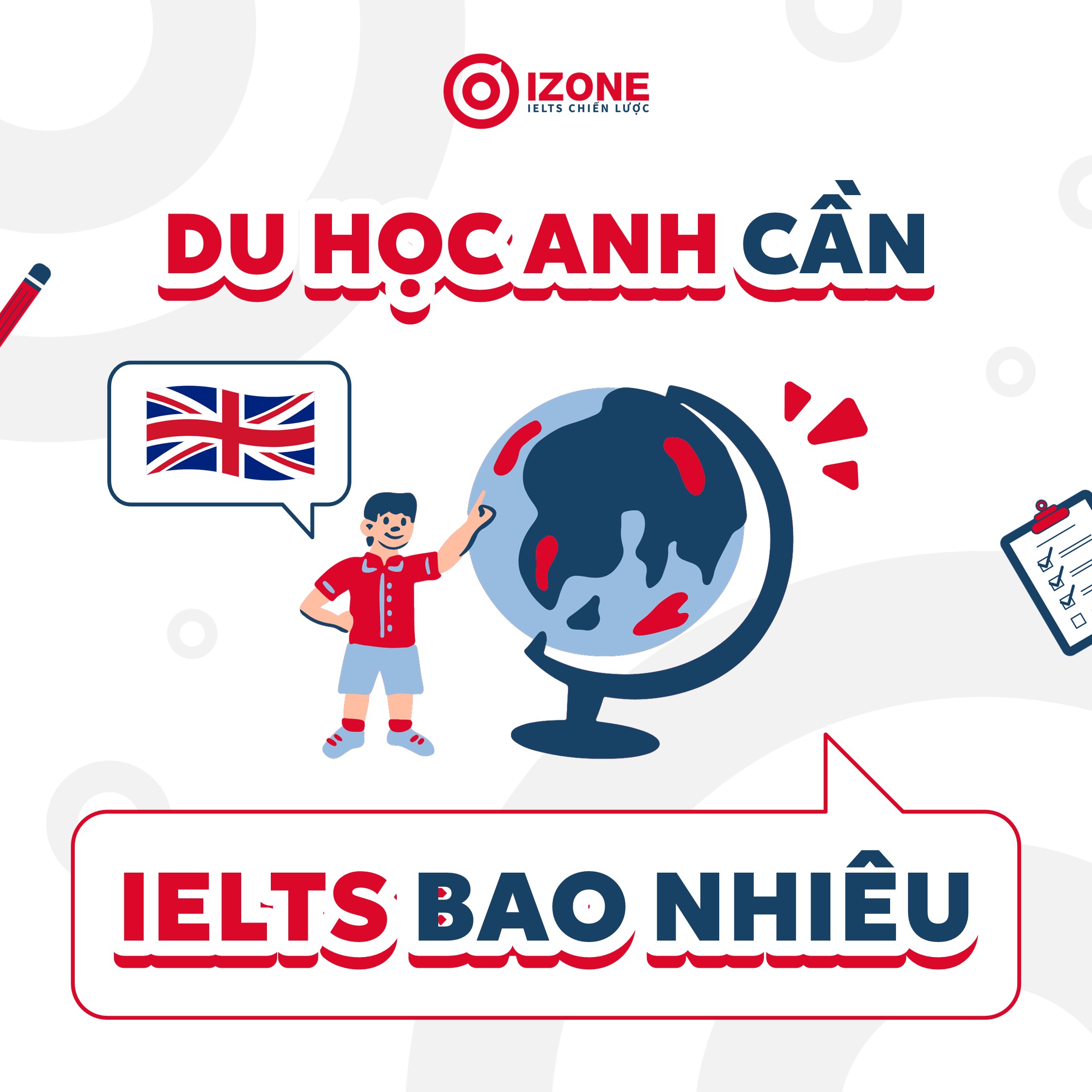 Du học Anh cần IELTS bao nhiêu? – Thông tin mới nhất 2024