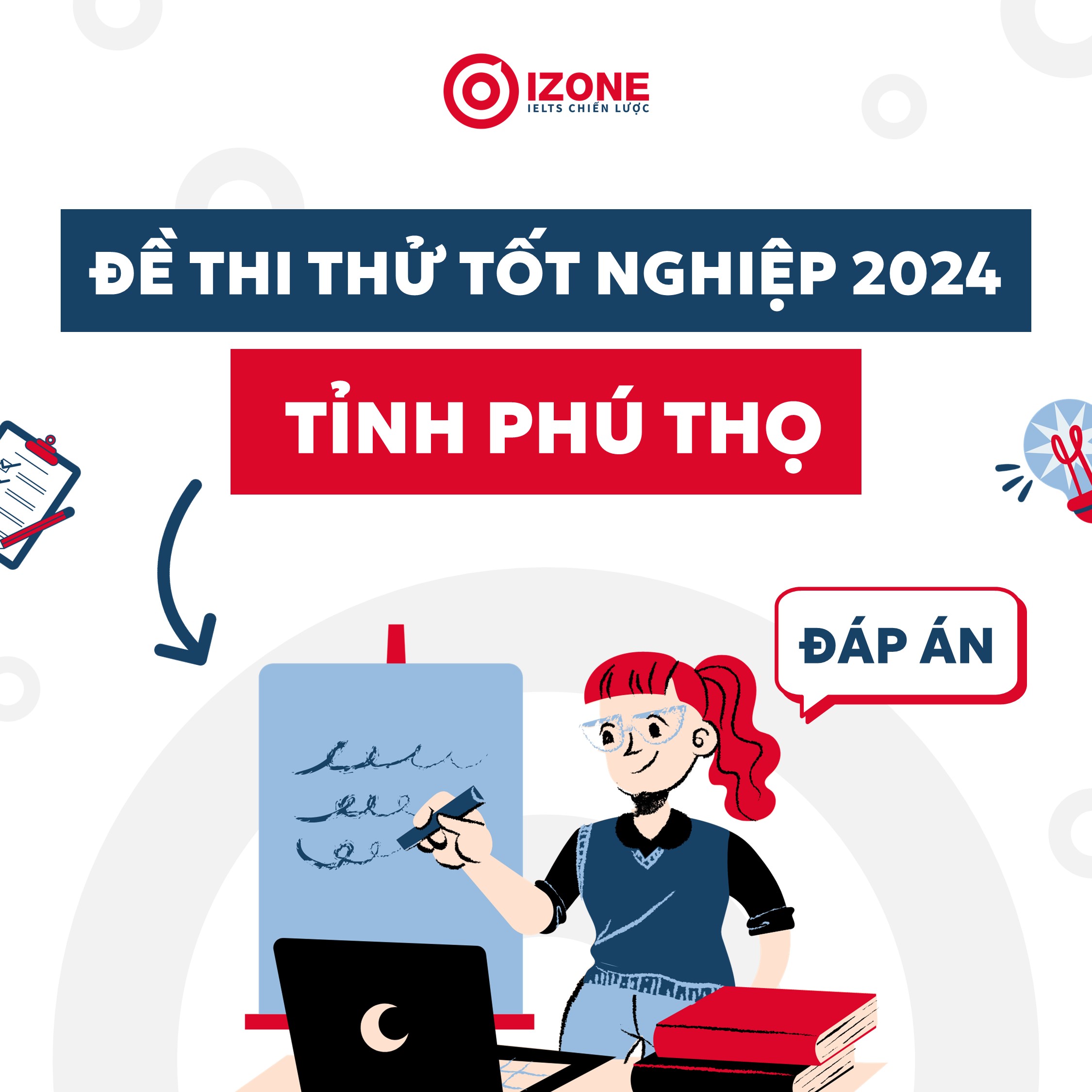 Giải Đề thi thử tốt nghiệp môn tiếng Anh tỉnh Phú Thọ 2024 có đáp án