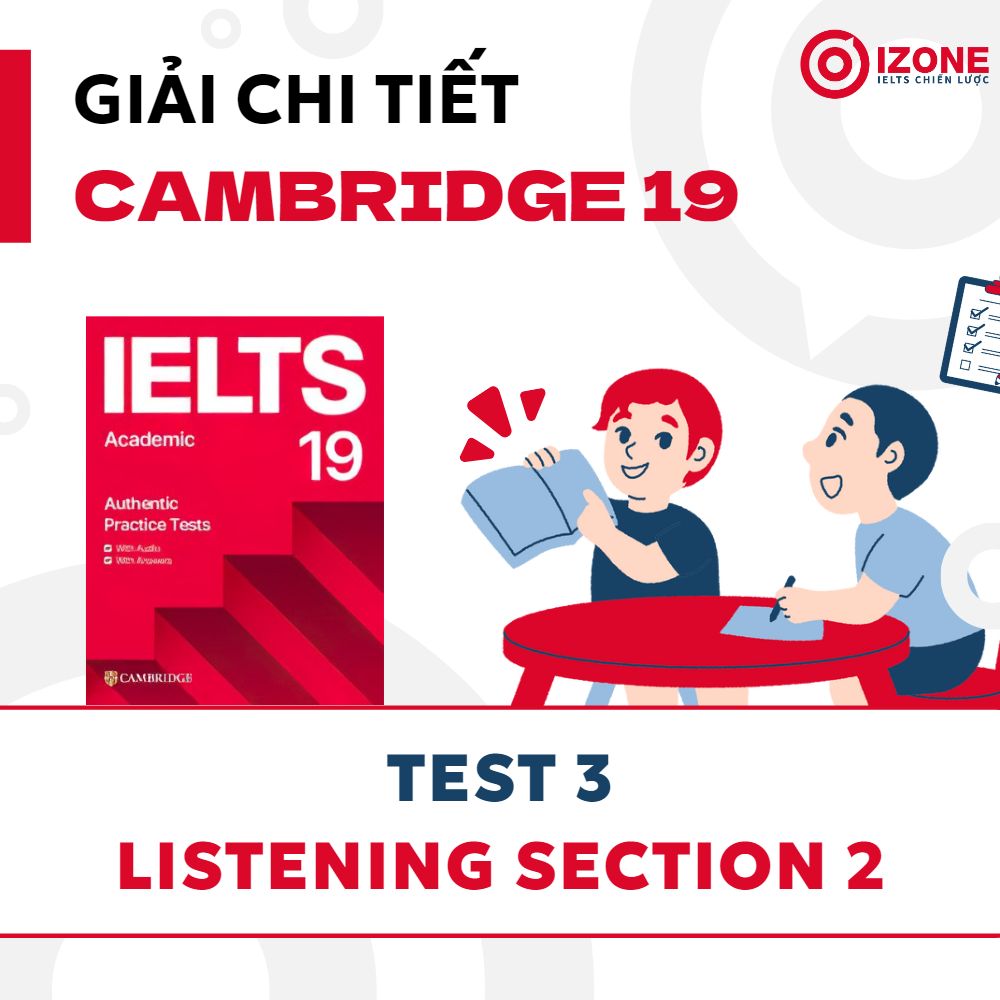 Giải Đề Cambridge IELTS 19 – Test 3: Listening Part 2 – Festival Workshops