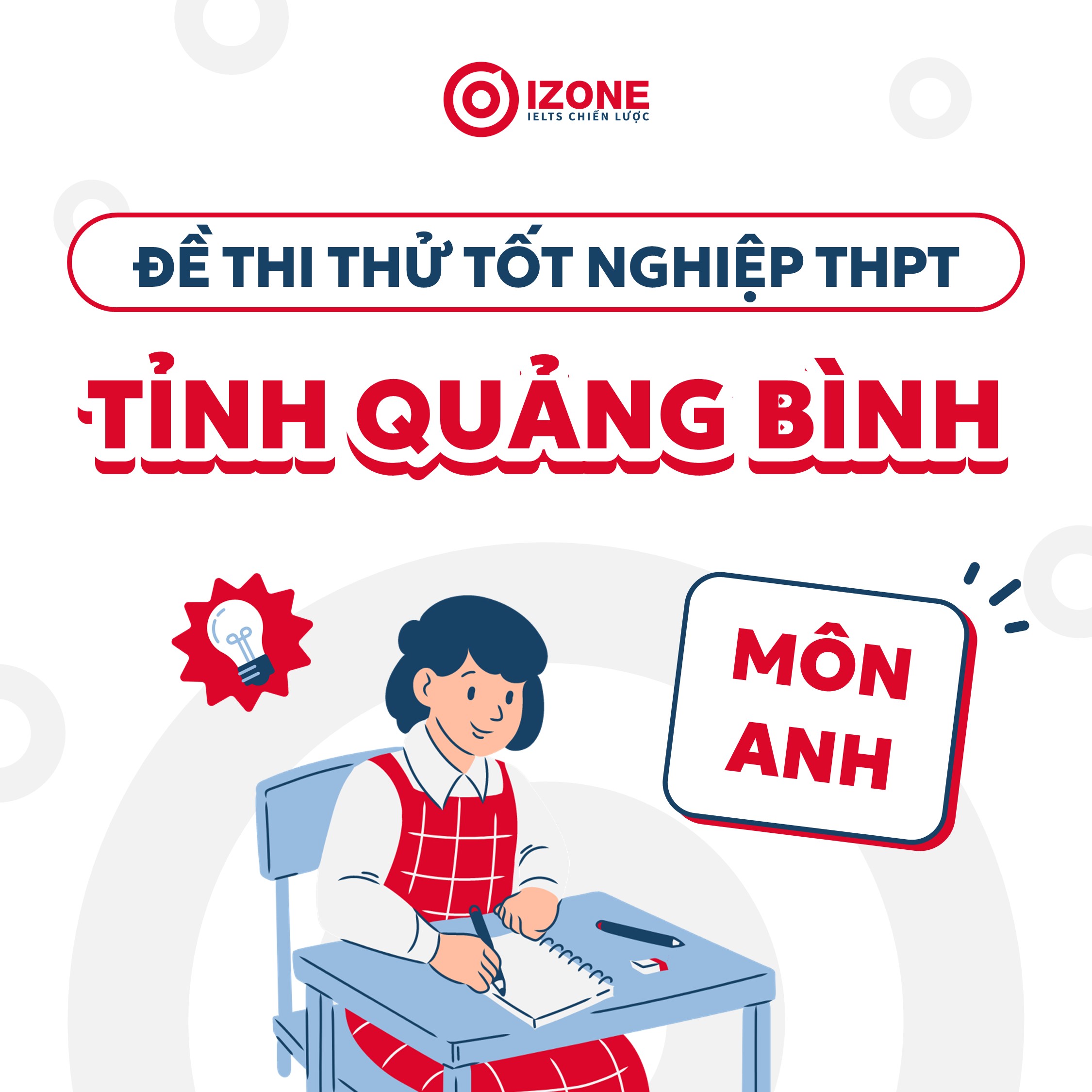 Đề thi thử tốt nghiệp THPT môn Anh - Sở giáo dục tỉnh Quảng Bình 2024 (có đáp án)