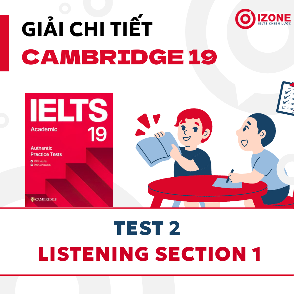 Giải Đề Cambridge IELTS 19 – Test 2: Listening Part 1 – Guitar Group