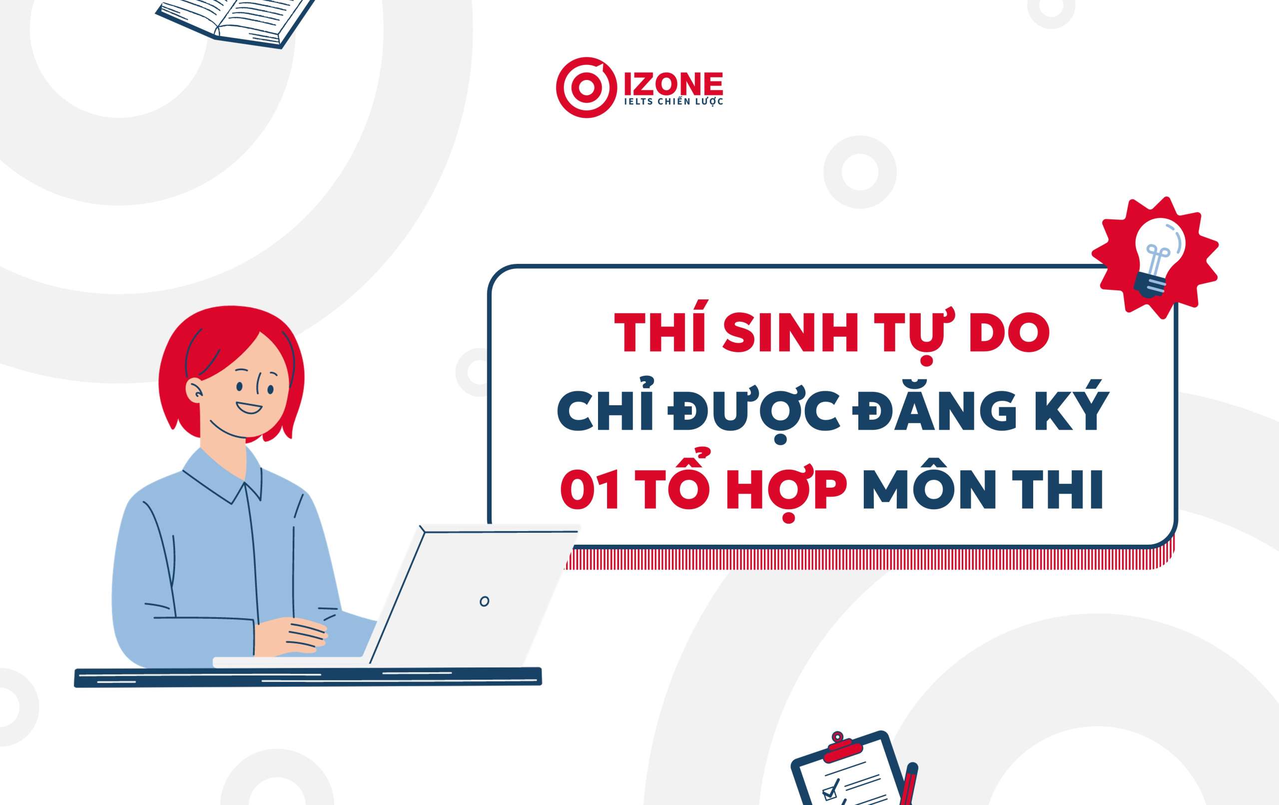 Theo quy chế tốt nghiệp thpt: Thí sinh tự do chỉ được đăng ký 01 tổ hợp môn thi