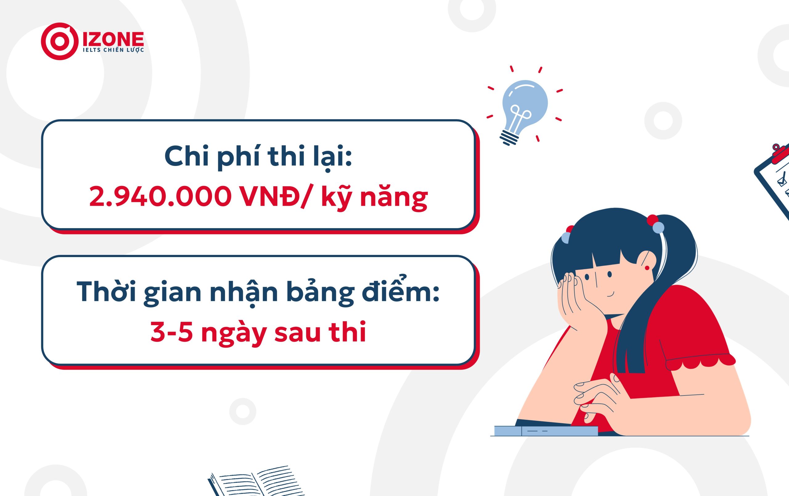 Chi phí thi lại 1 kỹ năng là 2.940.000 VNĐ