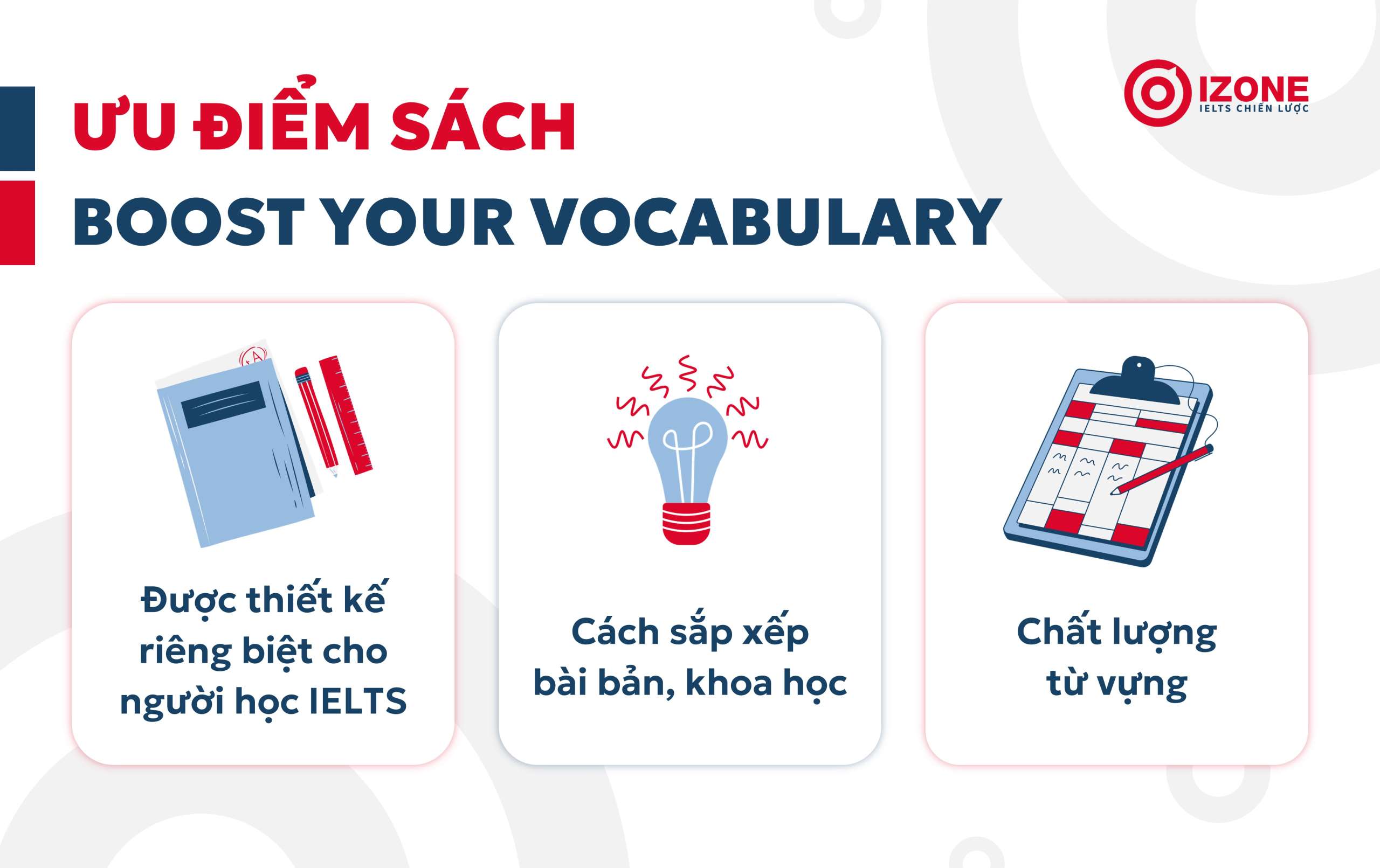 Ưu điểm của sách Boost your Vocabulary 