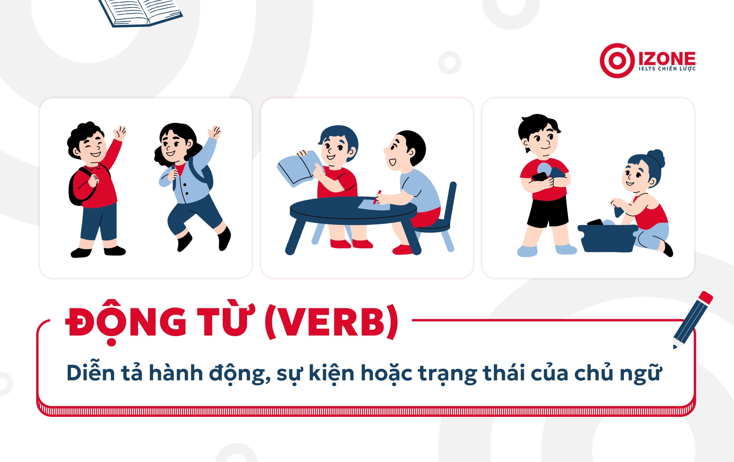 Động từ trong tiếng anh là gì? Tác dụng của các loại động từ trong tiếng Anh