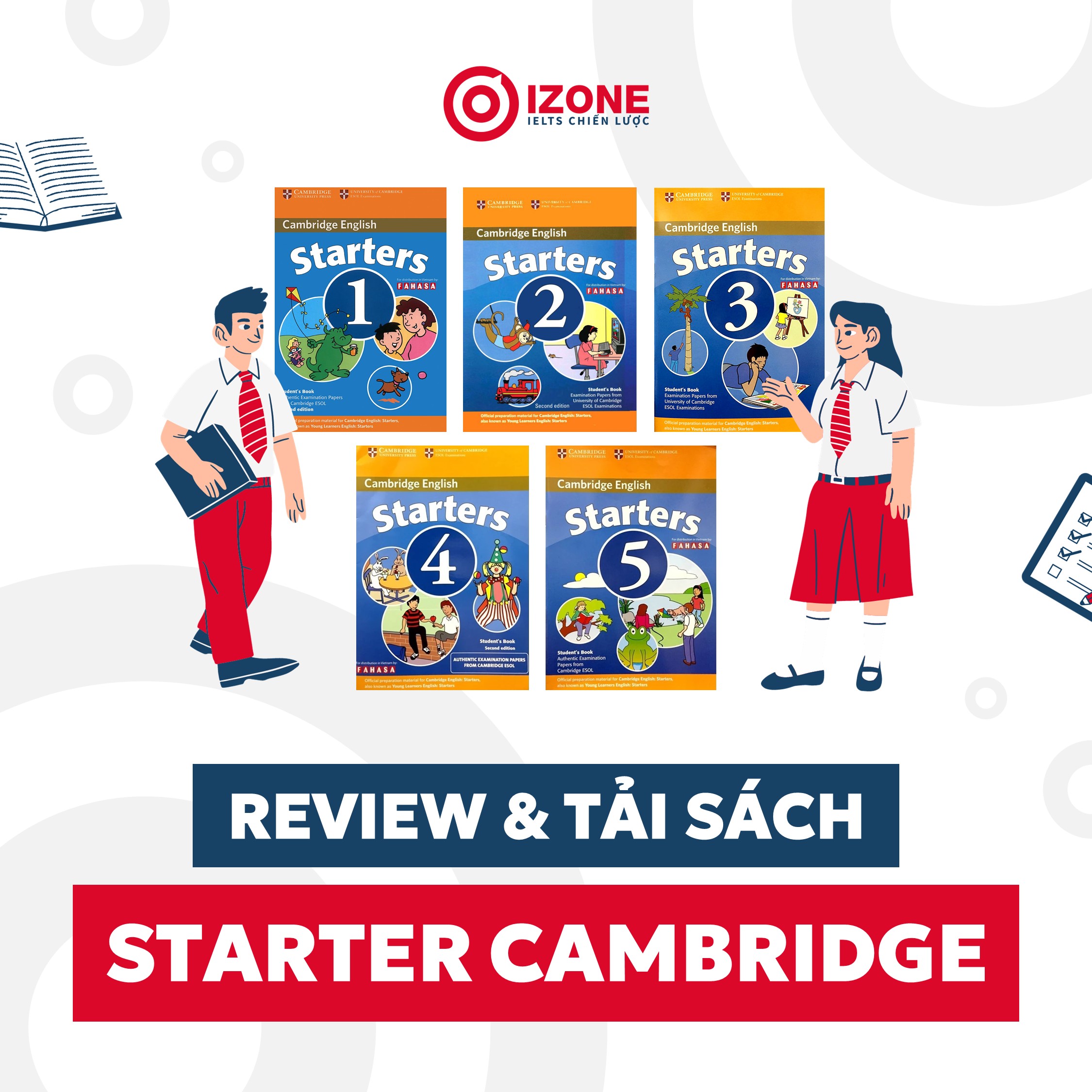 Review & Tải sách Starter Cambridge [PDF + Audio] trọn bộ 9 cuốn