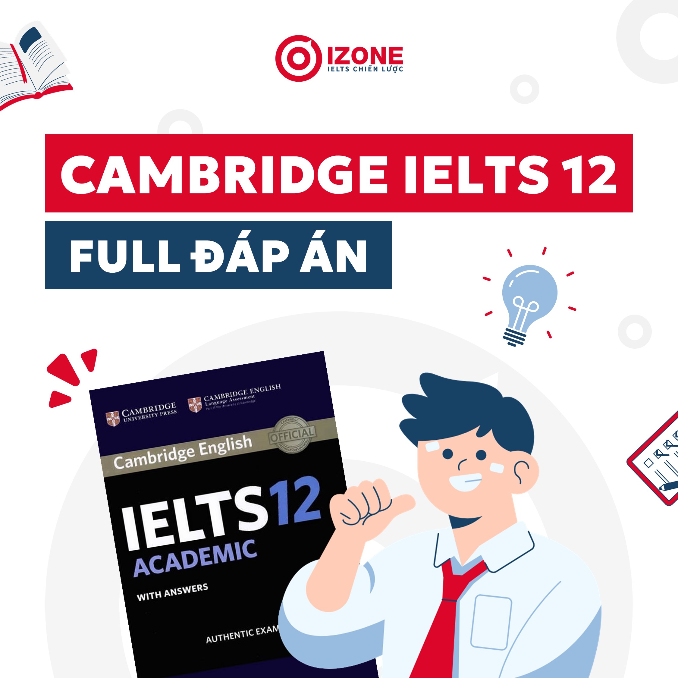 Cambridge IELTS 12 – Hướng dẫn tải sách đầy đủ Đáp án (PDF + Audio)