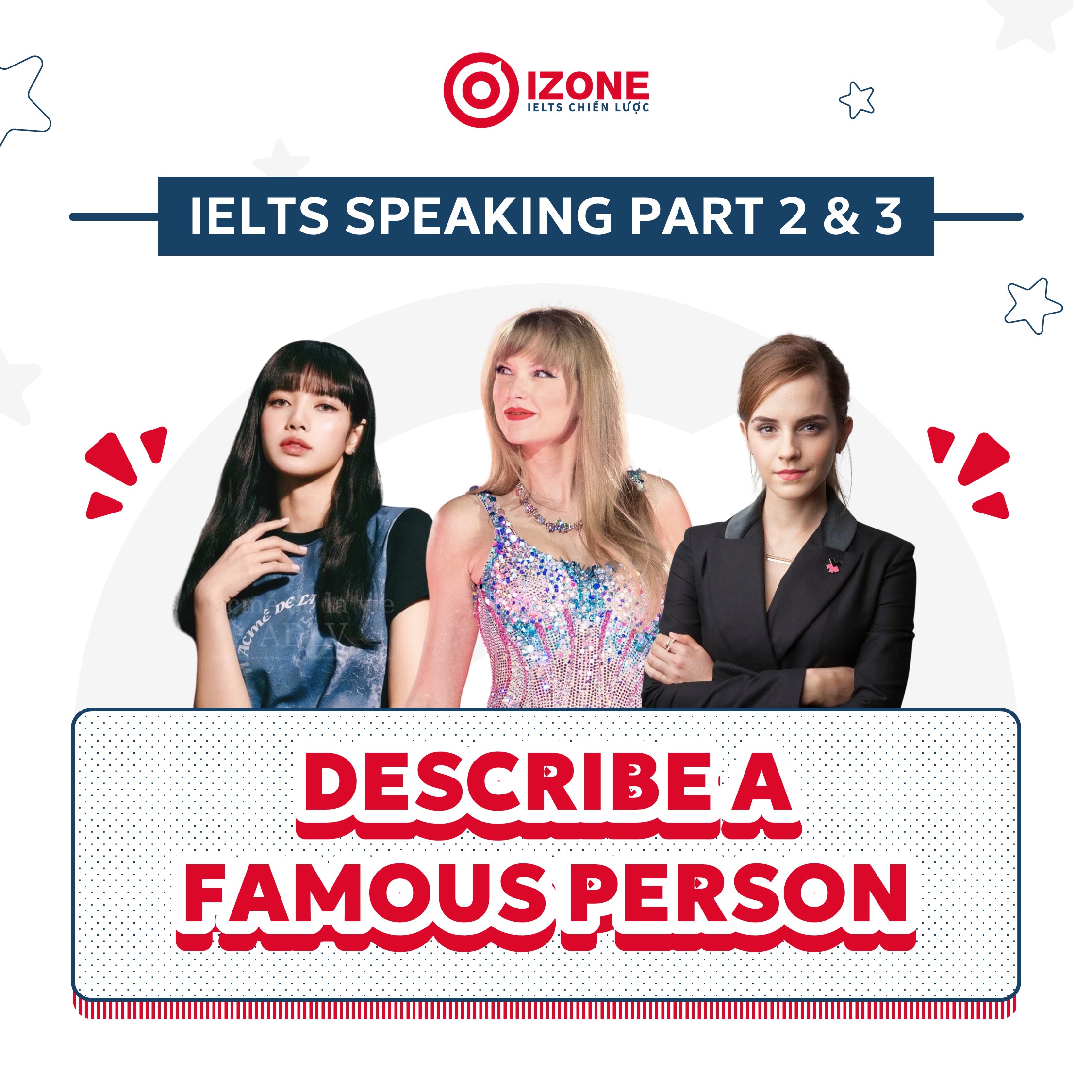 Describe a Famous Person: Hướng dẫn chi tiết và Bài mẫu IELTS Speaking Part 2 & 3