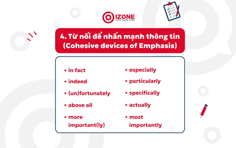 Các cấu trúc ngữ pháp của Cohesive devices: Cohesive devices of Emphasis