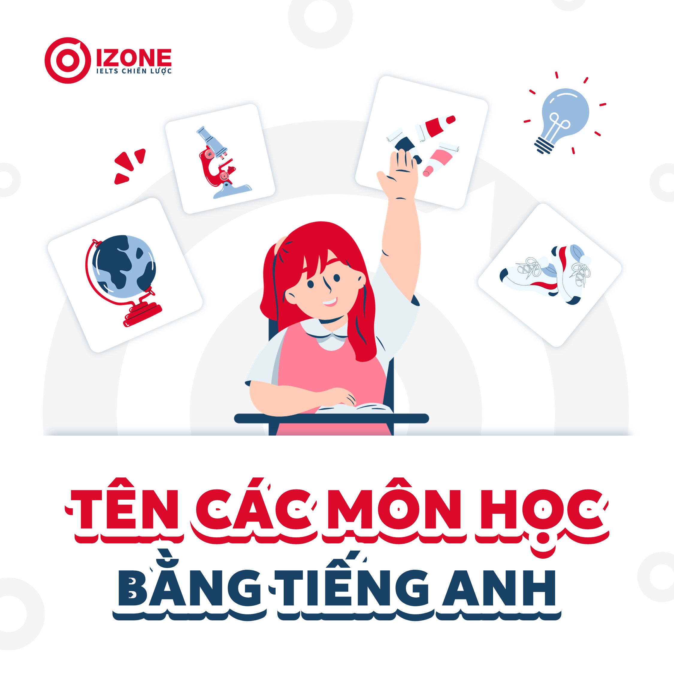 Từ vựng các môn học bằng tiếng Anh & Ứng dụng trong IELTS Speaking