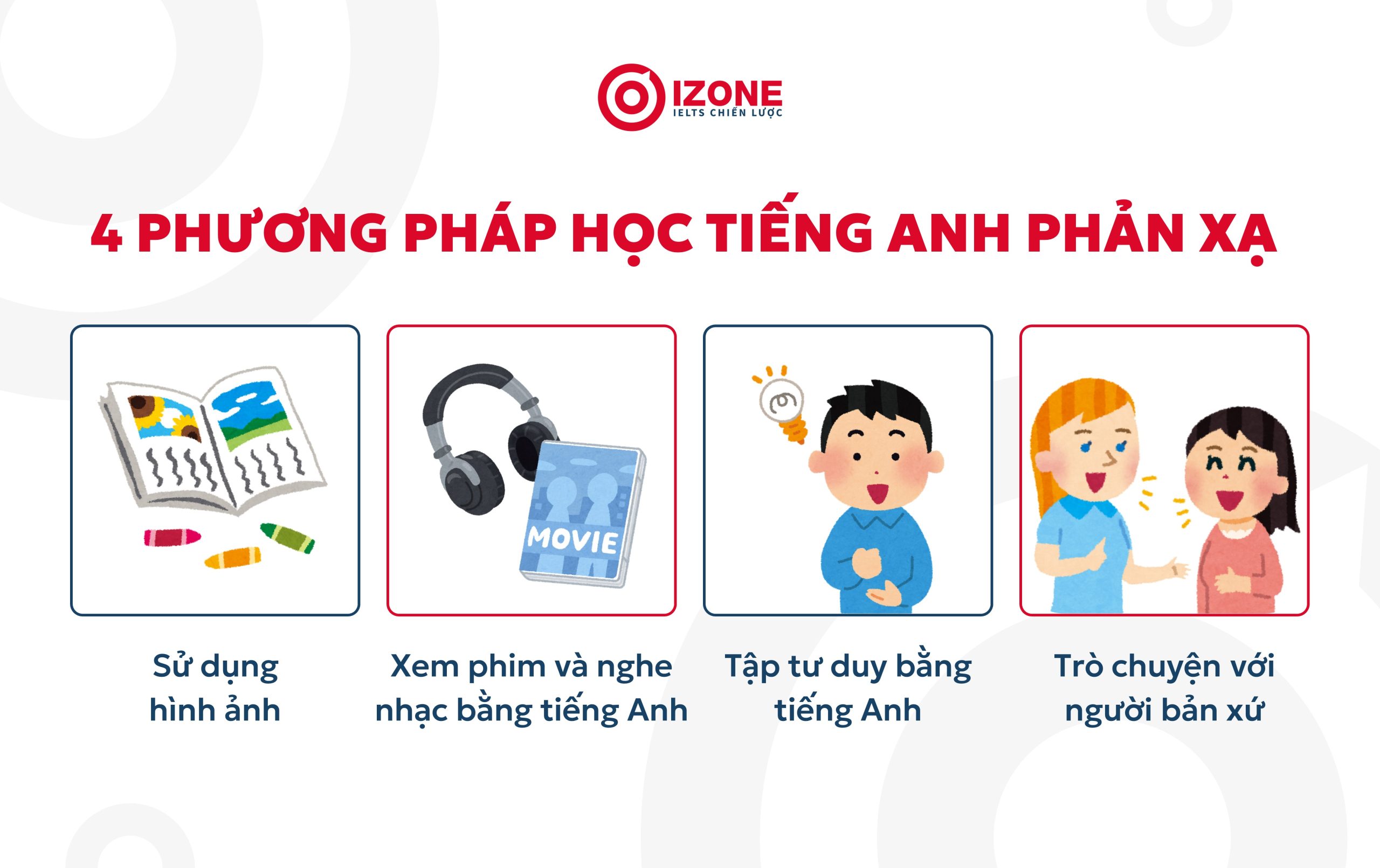 4 phương pháp học phản xạ tiếng Anh hiệu quả và nhanh chóng