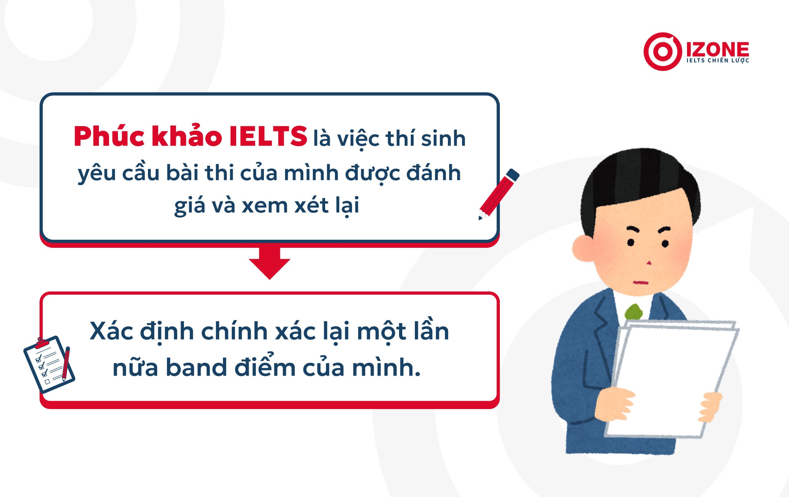 Phúc khảo IELTS là gì? Là việc thí sinh yêu cầu đánh giá lại bài thi của mình 