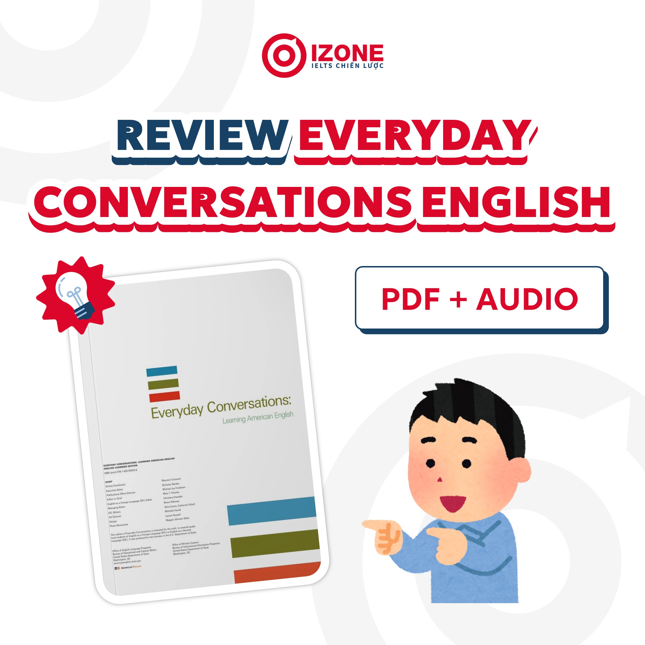 Review chi tiết và Tải trọn bộ sách Everyday Conversations English [PDF + Audio]