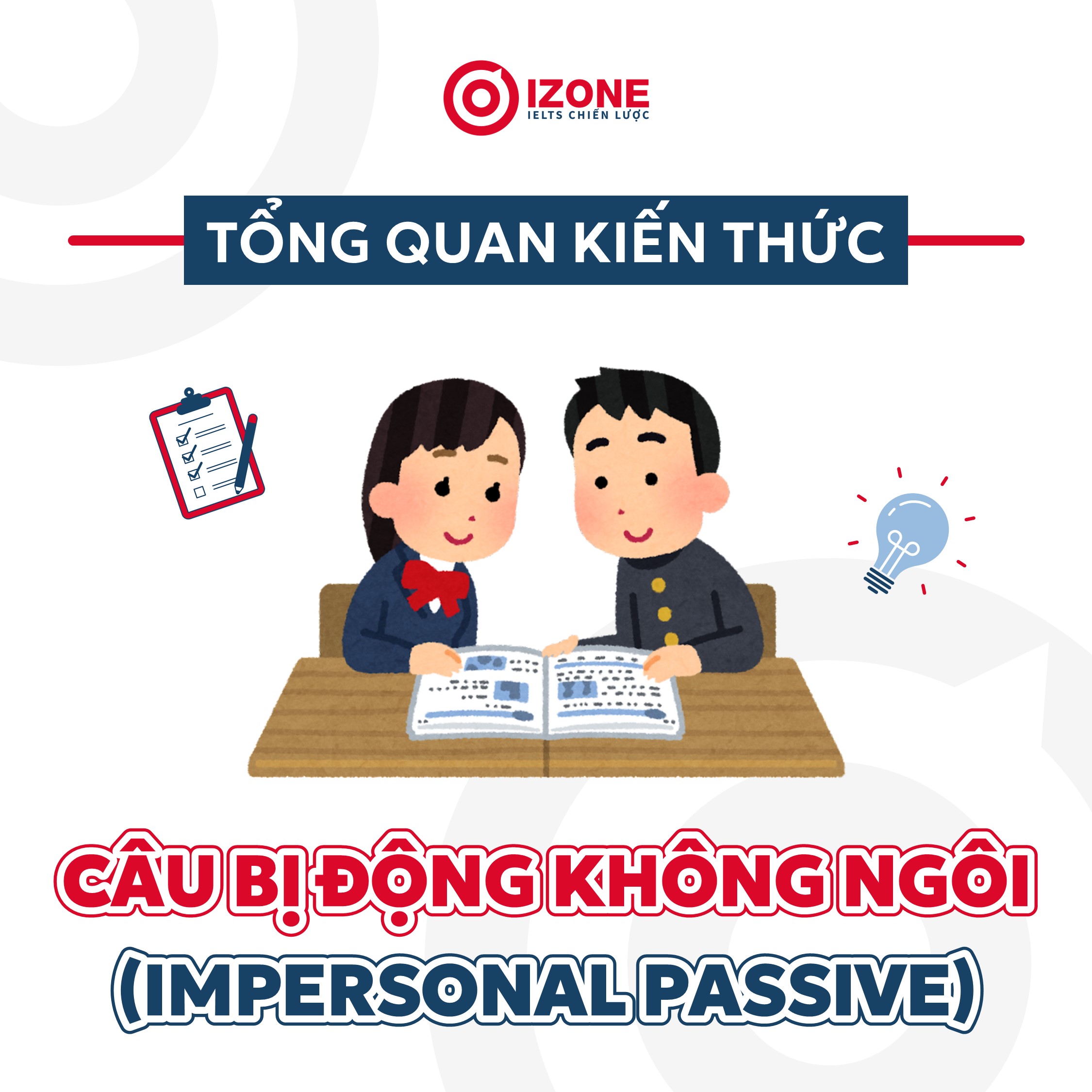 Cấu trúc Câu Bị Động Không Ngôi (Impersonal Passive) trong tiếng Anh và những Lưu ý quan trọng