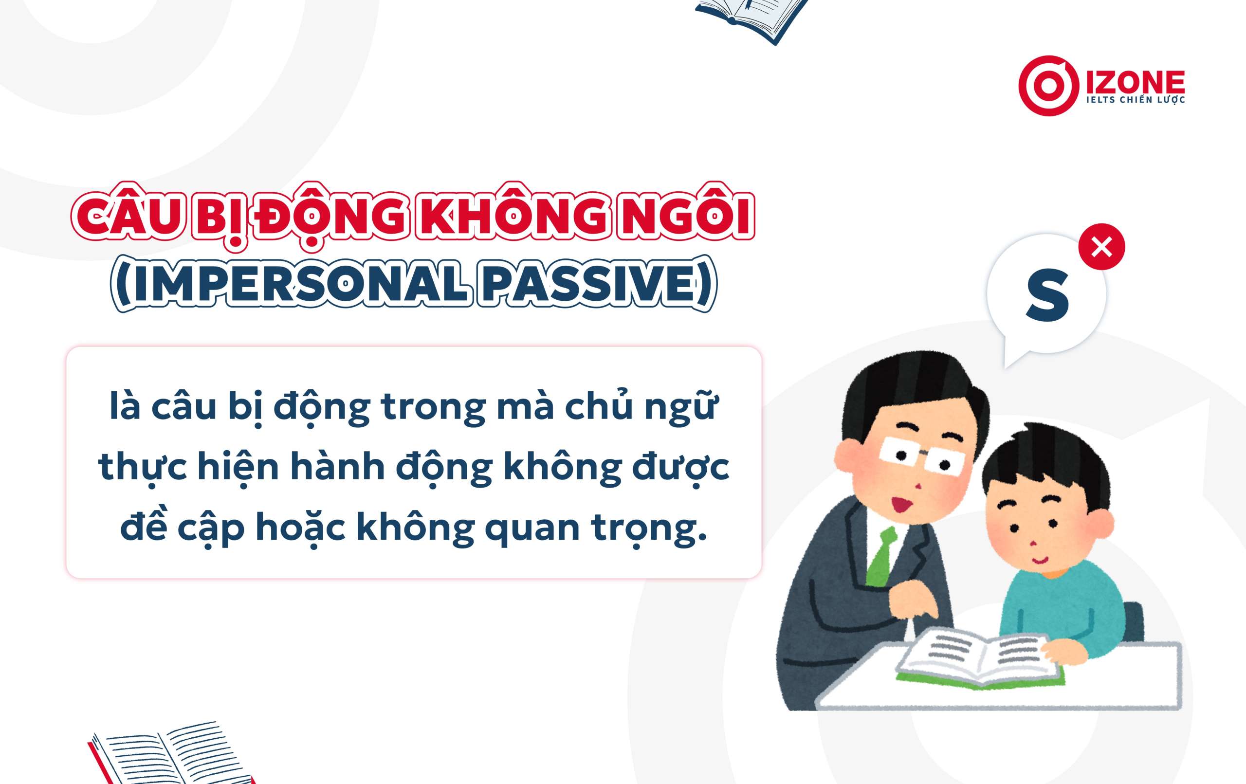 Định nghĩa Câu bị động không ngôi (Impersonal Passive) trong tiếng Anh