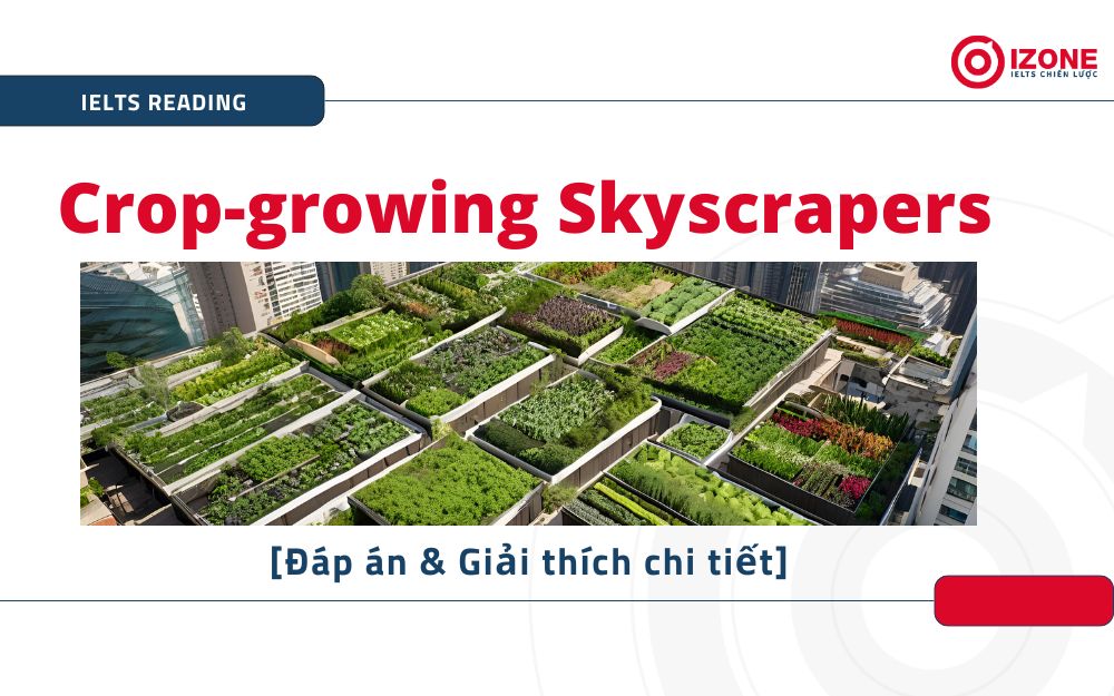 Cùng xem đáp án và giải chi tiết Crop-growing Skyscrapers