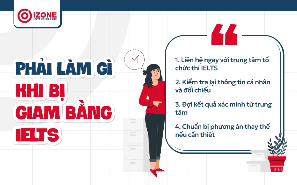 Bạn phải làm gì khi bị giam bằng IELTS