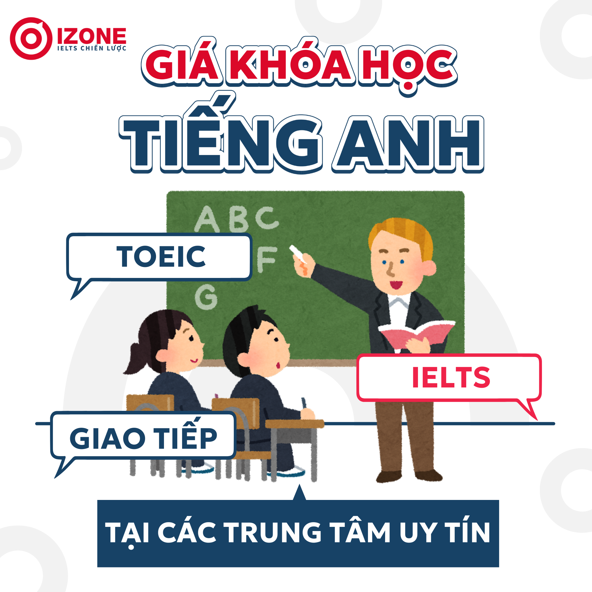 [Update 2025] Giá khóa học Tiếng Anh IELTS, TOEIC và Giao tiếp tại các trung tâm uy tín