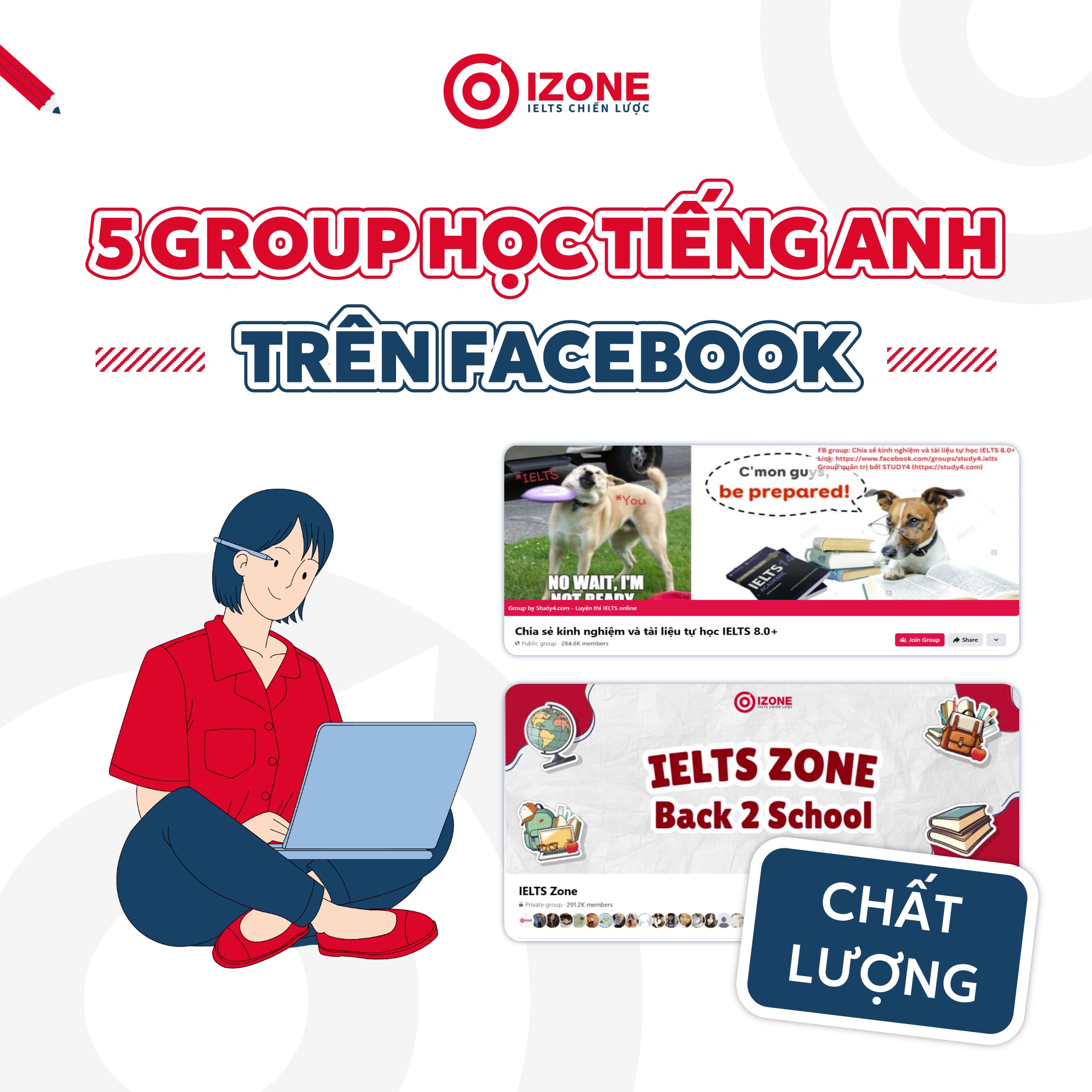 Top 5 Group Học tiếng Anh hiệu quả trên Facebook: Có hỗ trợ trực tiếp và tài liệu miễn phí